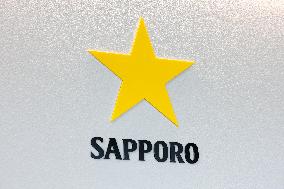 Sapporo Breweries sign and logo